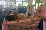 Amanda Schaefer crochetier/fiber artist of Hamptons Yarn Eastern Long Island Mini Maker Faire 2017