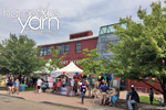 Amanda Schaefer crochetier/fiber artist of Hamptons Yarn Eastern Long Island Mini Maker Faire 2018