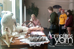Amanda Schaefer crochetier/fiber artist of Hamptons Yarn Island Maker Faire 2023