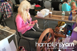 Amanda Schaefer crochetier/fiber artist of Hamptons Yarn Eastern Long Island Mini Maker Faire 2016