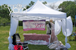 Amanda Schaefer crochetier/fiber artist of Hamptons Yarn Eastern Long Island Mini Maker Faire 2016