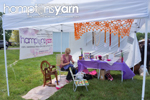 Amanda Schaefer crochetier/fiber artist of Hamptons Yarn Eastern Long Island Mini Maker Faire 2016